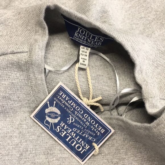 🔥JOULES SWEATER women’s sz 6 (M) New 80% cotton / 20% wool - Picture 6 of 10